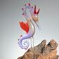 Seahorse Sculptures with California Wildfire Driftwood #0897