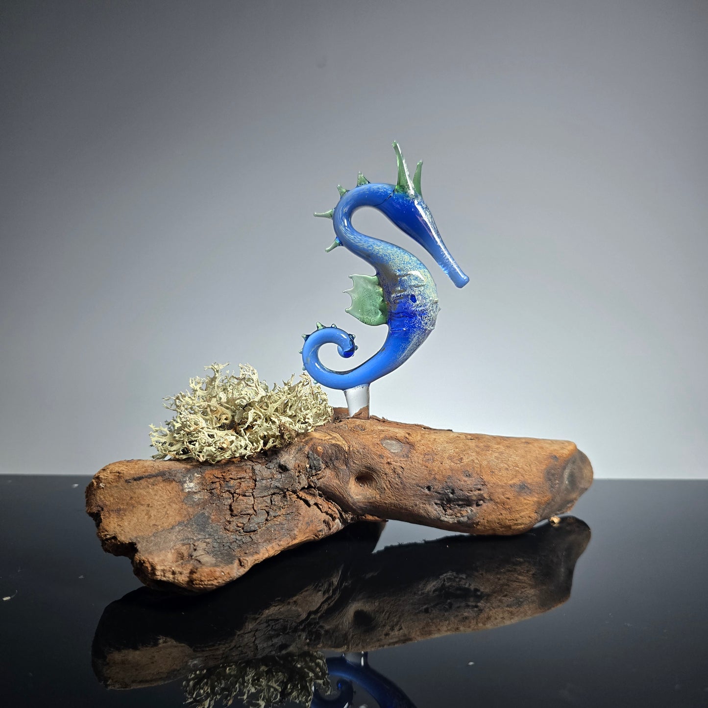 Seahorse Sculptures with California Wildfire Driftwood #0898