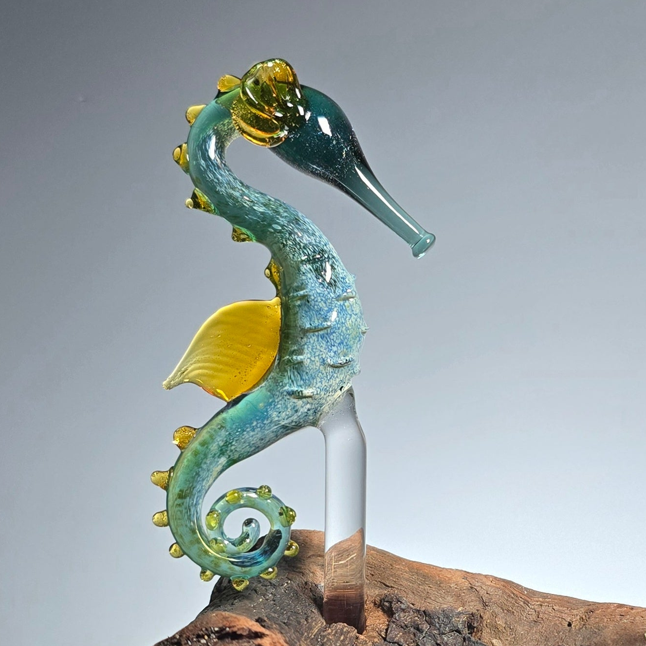 Seahorse Sculptures with California Wildfire Driftwood #0895