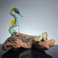 Seahorse Sculptures with California Wildfire Driftwood #0895
