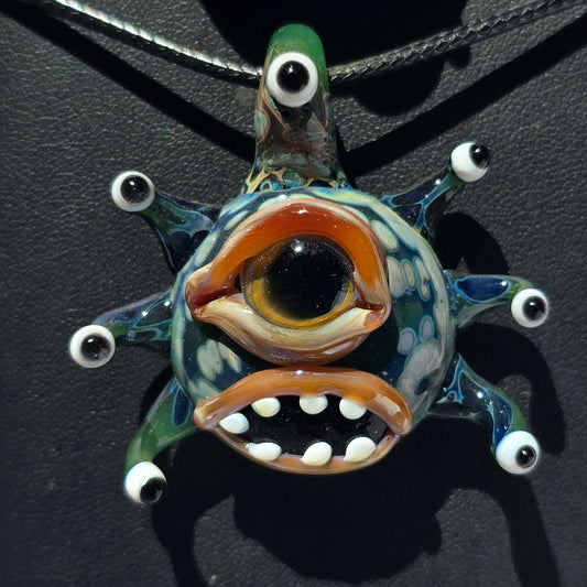 Beholder eyeball Monster Pendant #0940