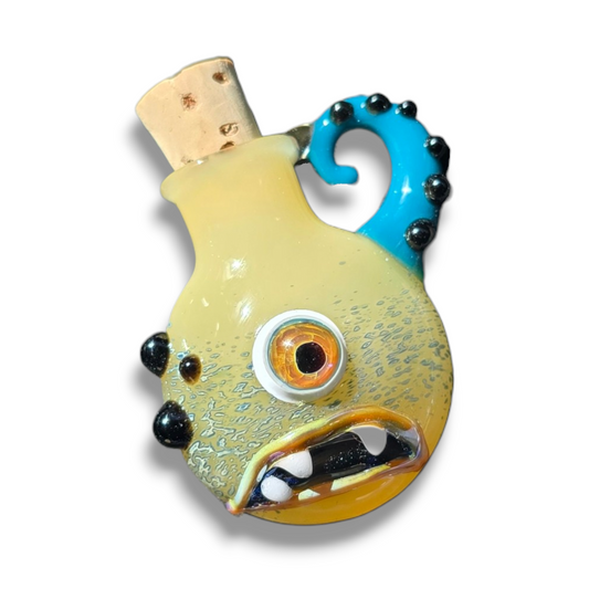 Eyeball Monster Potion Bottle Necklace #0941