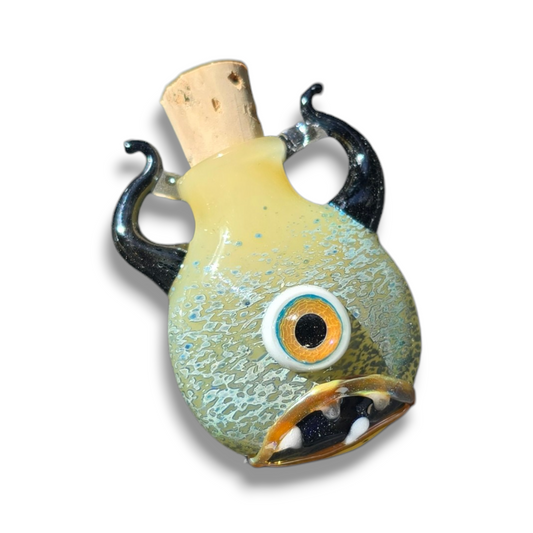 Eyeball Monster Potion Bottle Necklace #0940