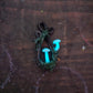 Glowing Mushroom Fairy Ring Necklace
