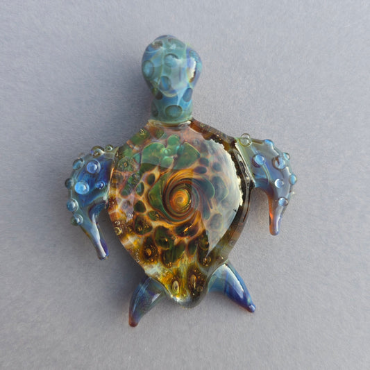 Handmade Sea Turtle Pendant – Ocean-Inspired Jewelry, 2026 Collection