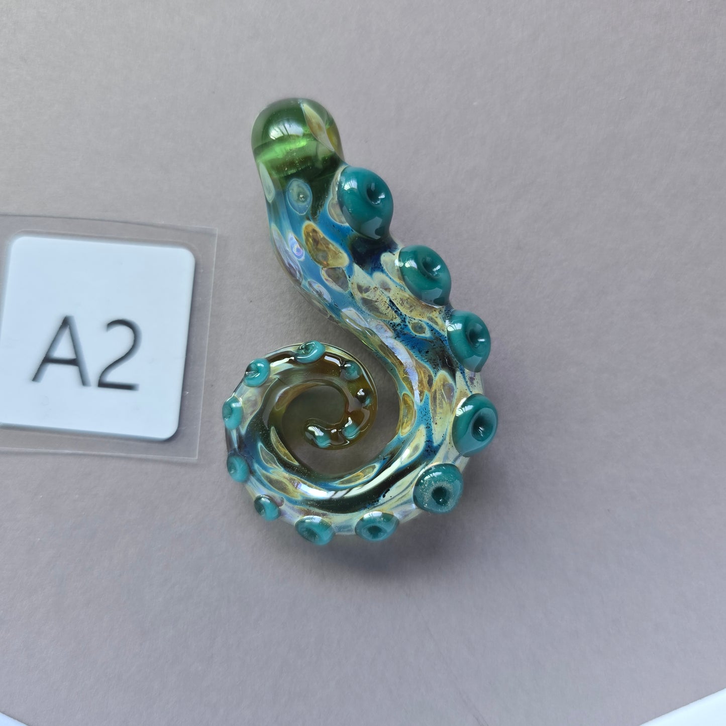 Handmade Glass Tentacle Pendant – Ocean-Inspired Jewelry, 2026 Collection