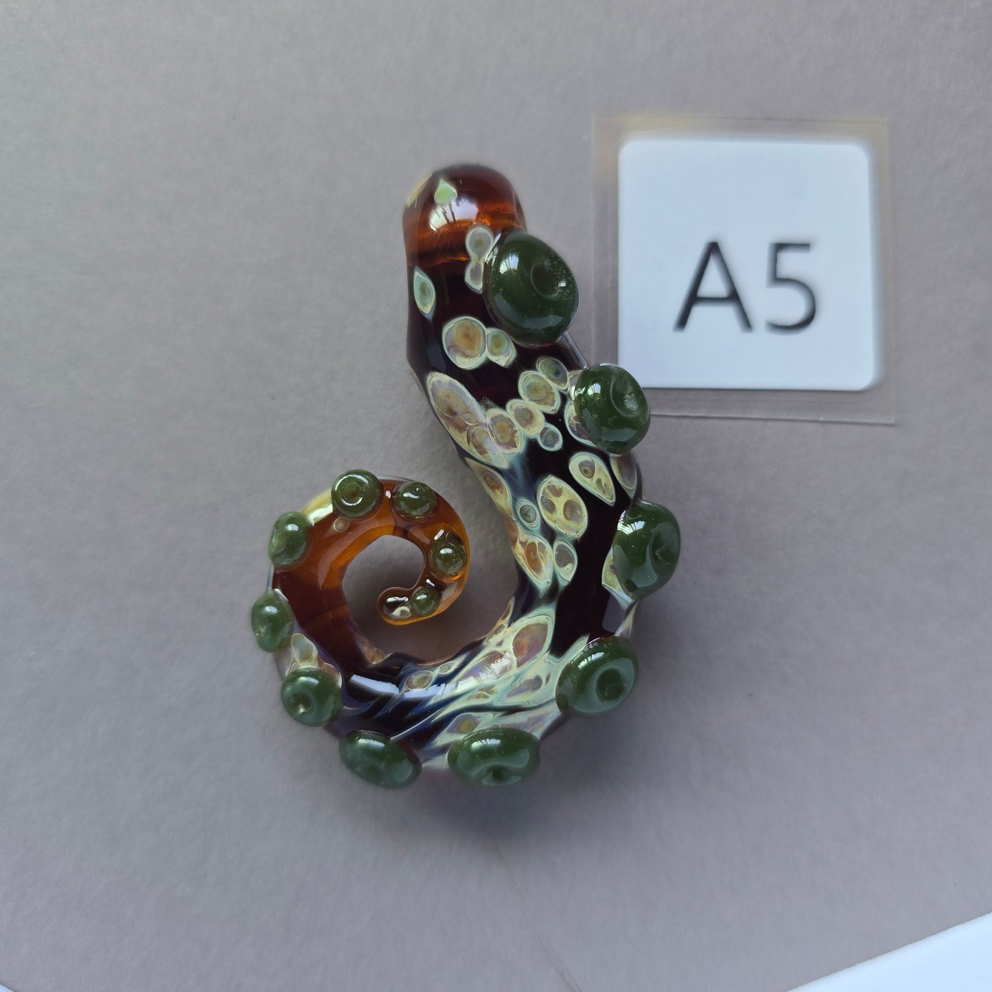 Handmade Glass Tentacle Pendant – Ocean-Inspired Jewelry, 2026 Collection