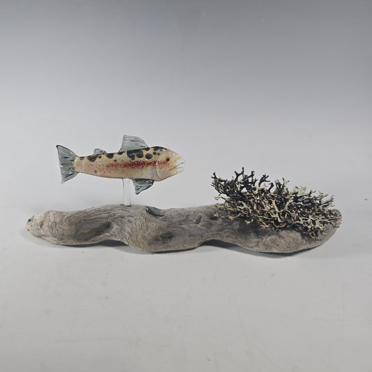 Trout and Salmon Fish Sculptures, 2025 #0961