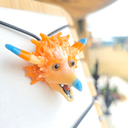 Firey, fire gang, Labyrinth Pendant
