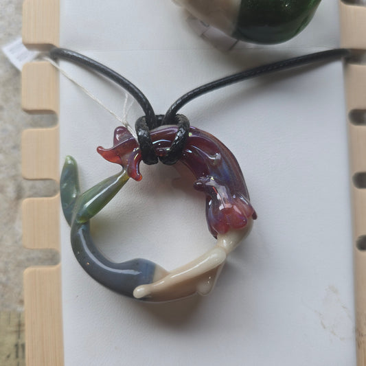 Mermaid Pendant Necklace, small #0973