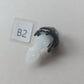 Goddess Necklace, Inky Cap Mushroom Goddess Pendant