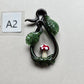 Amanita Mushroom Fairy Ring Necklace
