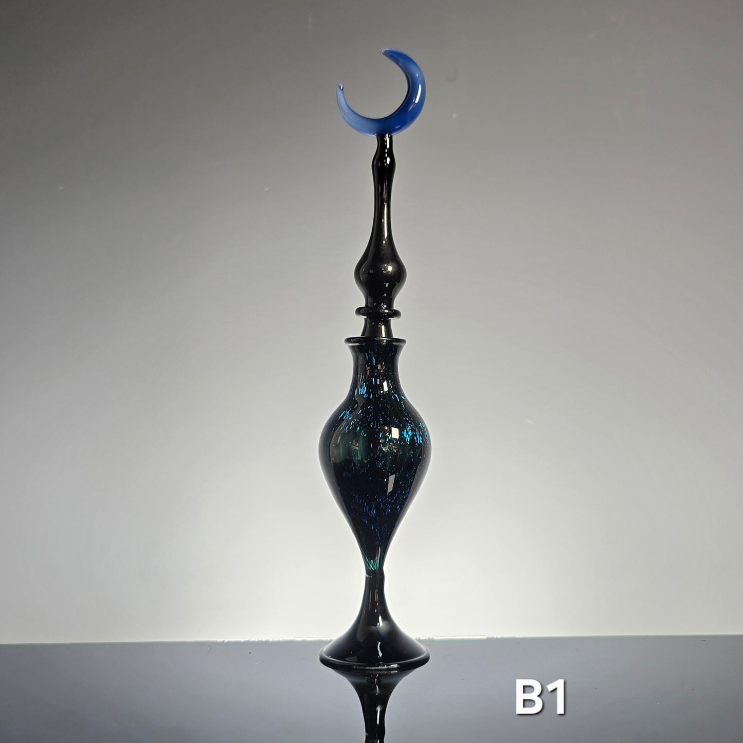 Dichroic Moon Perfume Potion Bottle Collection, Blue