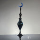Dichroic Moon Perfume Potion Bottle Collection, Blue
