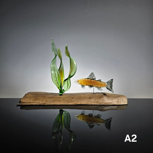 Trout and Salmon Fish Sculpture Collection
