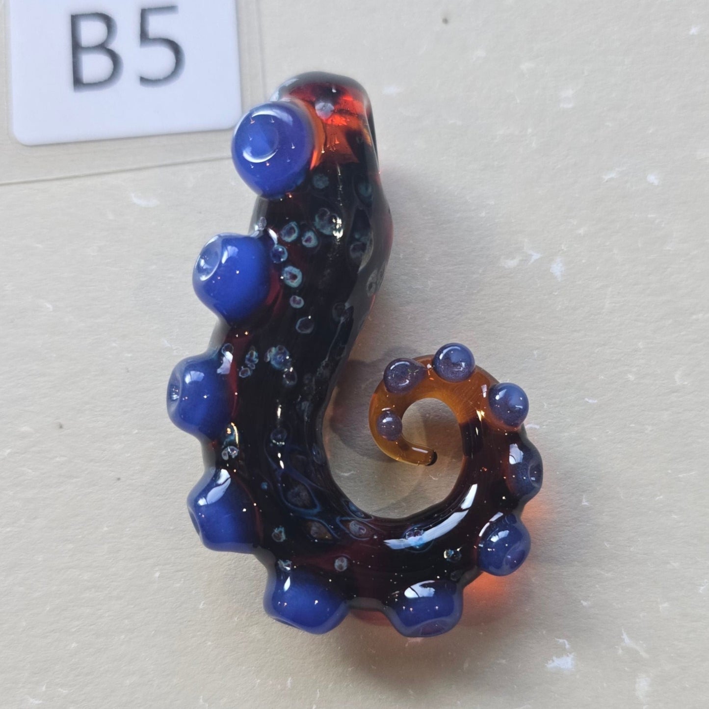 Handmade Glass Tentacle Pendant – Ocean-Inspired Jewelry, 2026 Collection