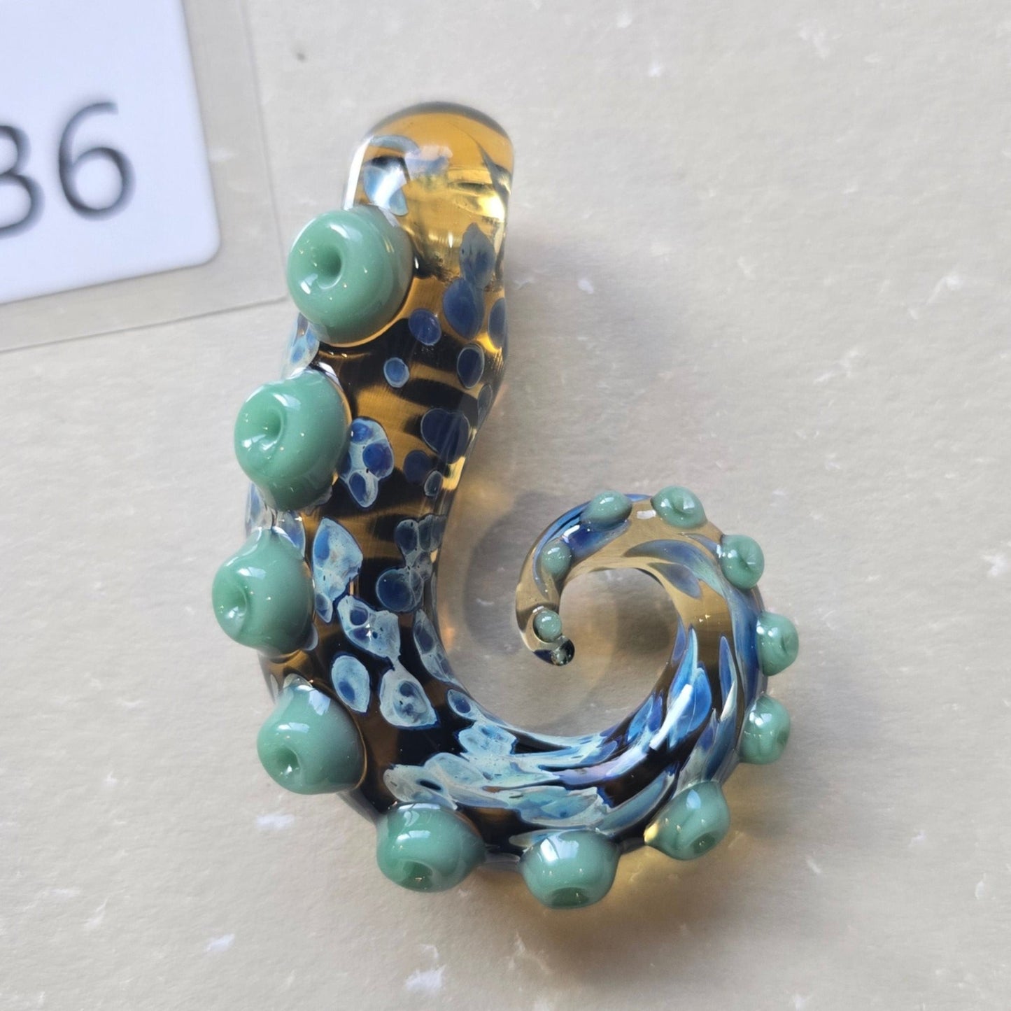 Handmade Glass Tentacle Pendant – Ocean-Inspired Jewelry, 2026 Collection
