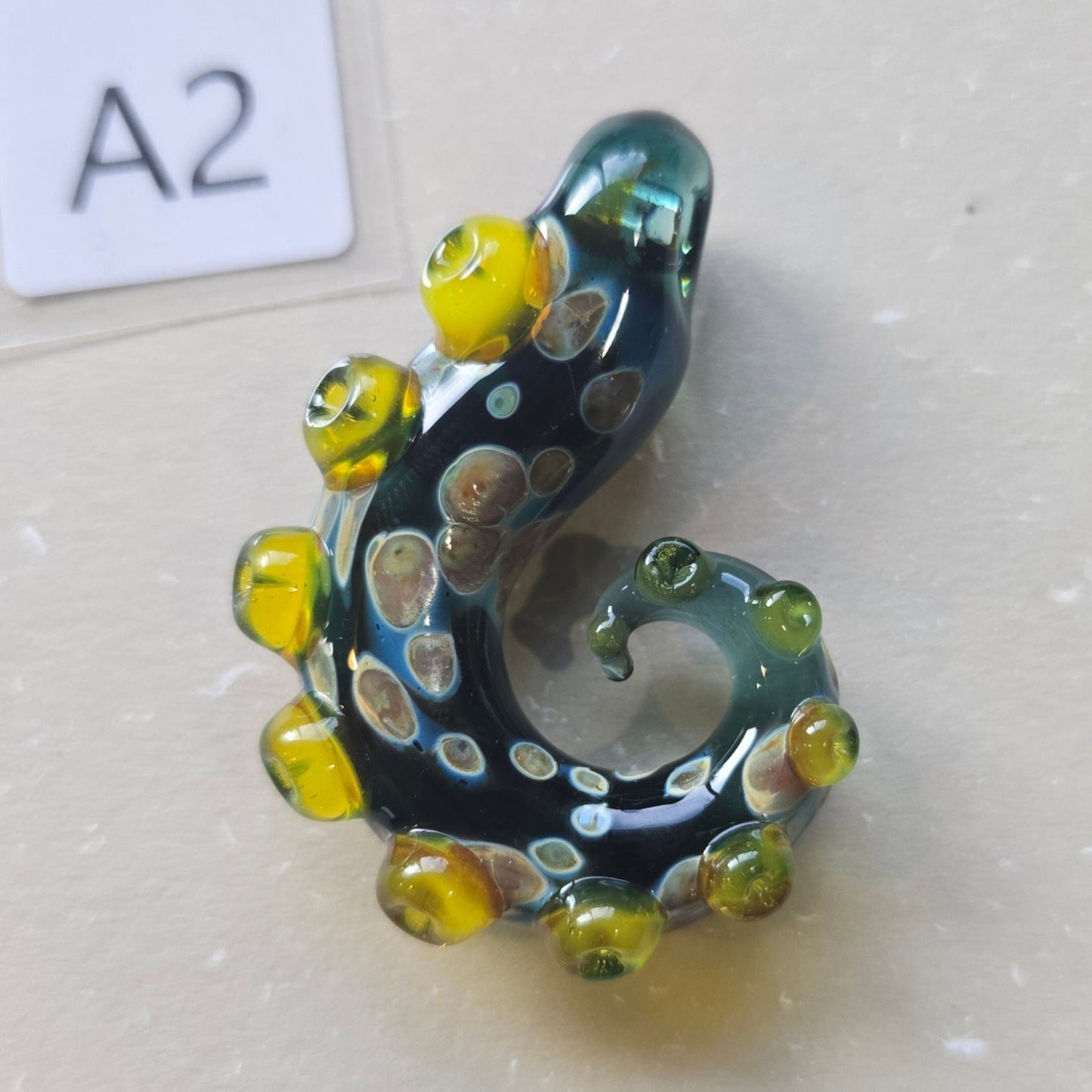 Handmade Glass Tentacle Pendant – Ocean-Inspired Jewelry, 2026 Collection