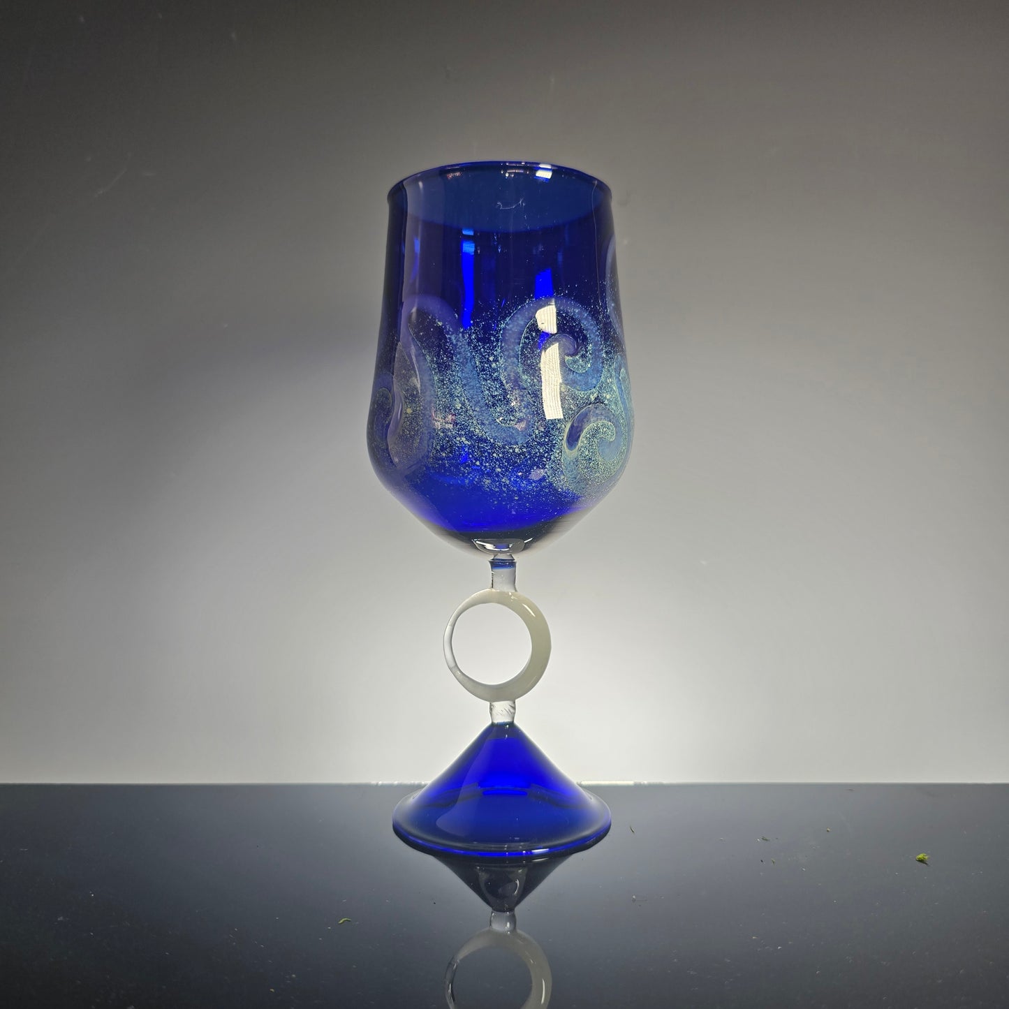 Glow in the Dark Blue Moon Goblet Collection