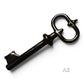 Skeleton Key Necklace, Black Key