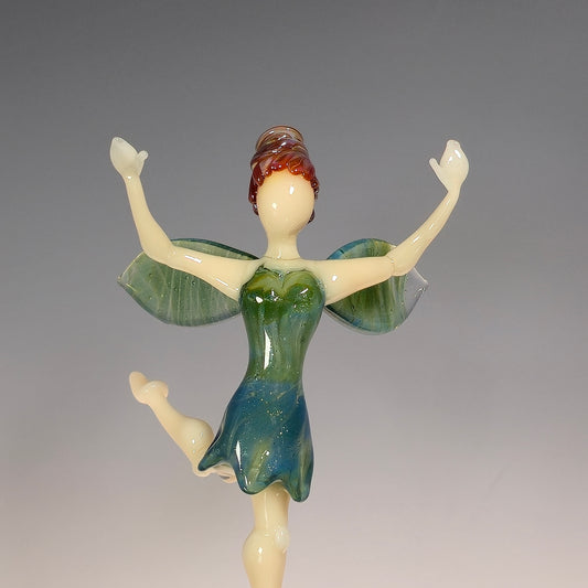 Green Fairy Figurine #0987