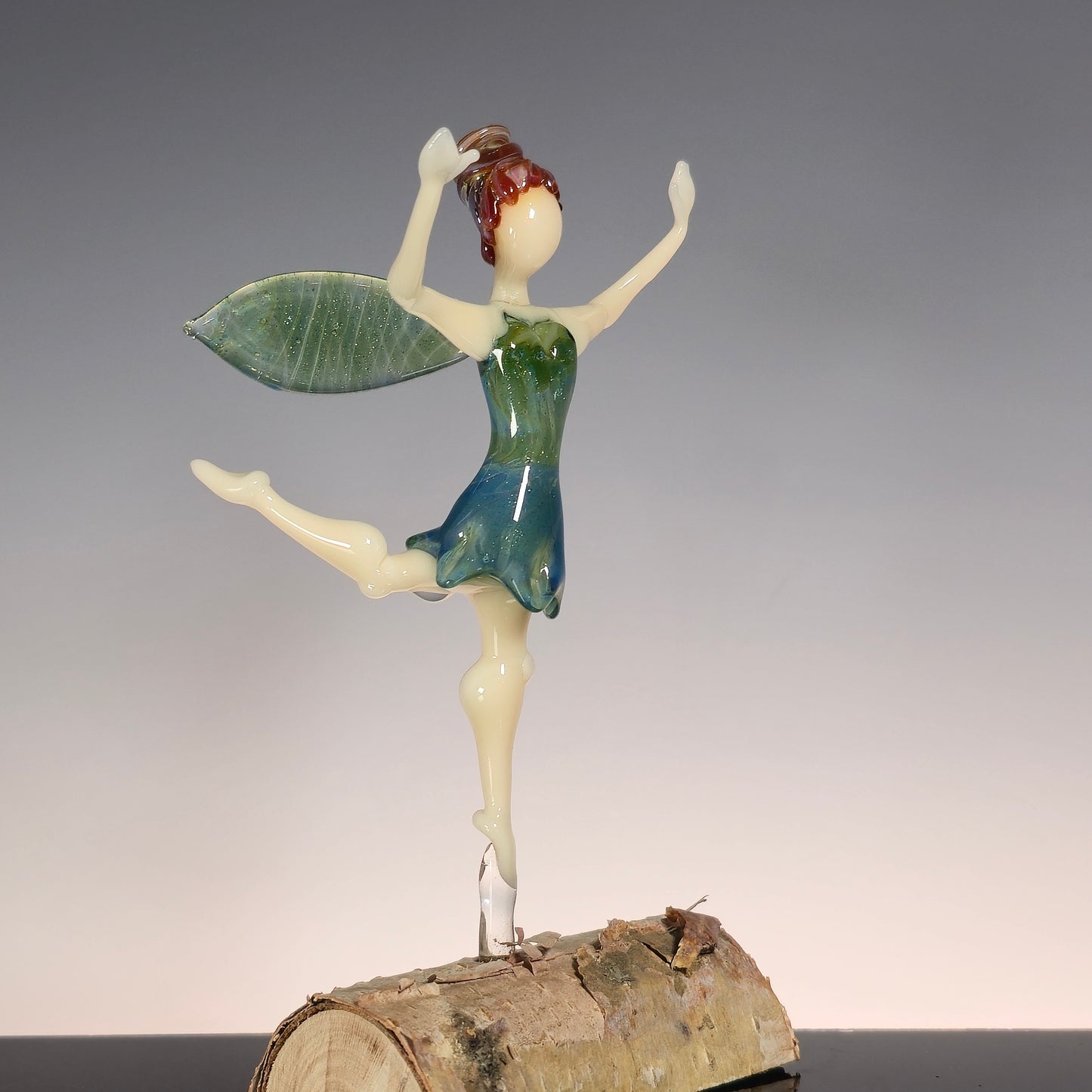 Green Fairy Figurine #0987