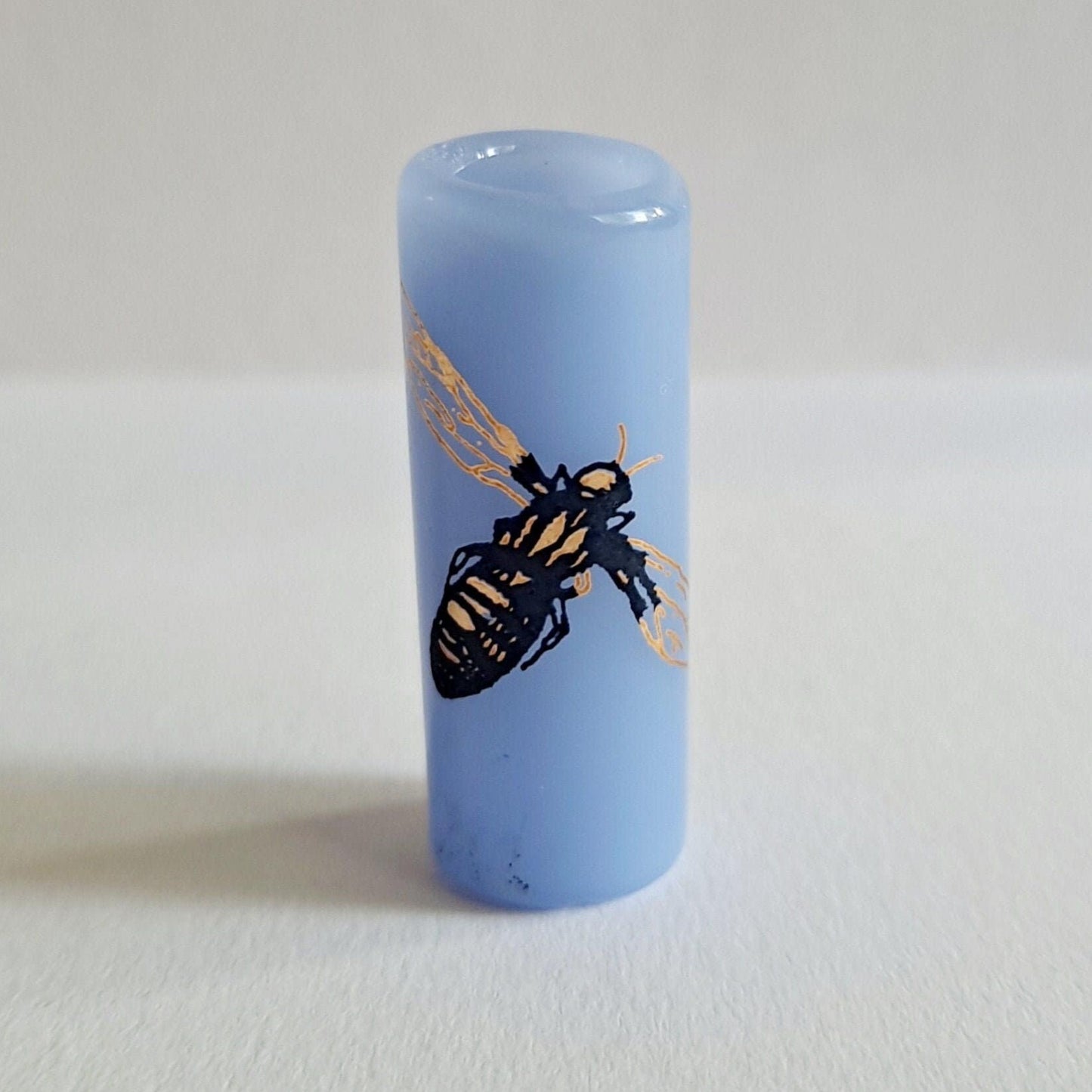 22kt Gold Glass Bee Dread Bead Collection, Ready to Ship