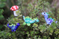 Glass Dinosaur Plant Pals, House plant and Fairy Garden Decor