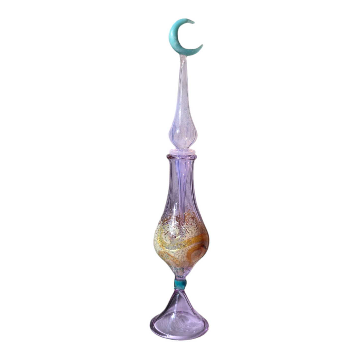 Celestial Potion Bottle Collection - Sun and Moon Handblown Glass Perfume Bottles