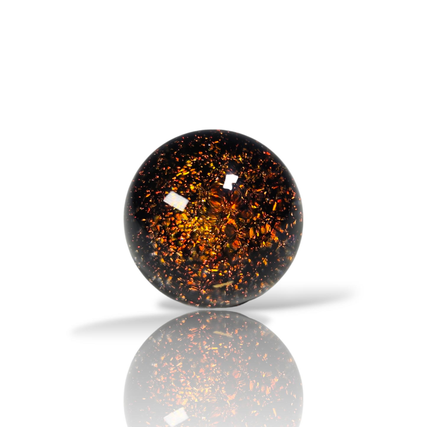 Red Galaxy Marble, 1 inch diameter