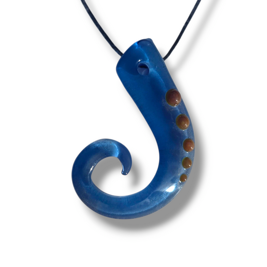 Glow in the Dark Octopus Tentacle Pendant – Ocean-Inspired Jewelry