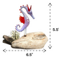 Seahorse Sculptures On Driftwood Base #0899