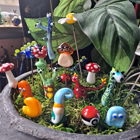 ASSORTED Plant Pals, House plant and Fairy Garden Decor