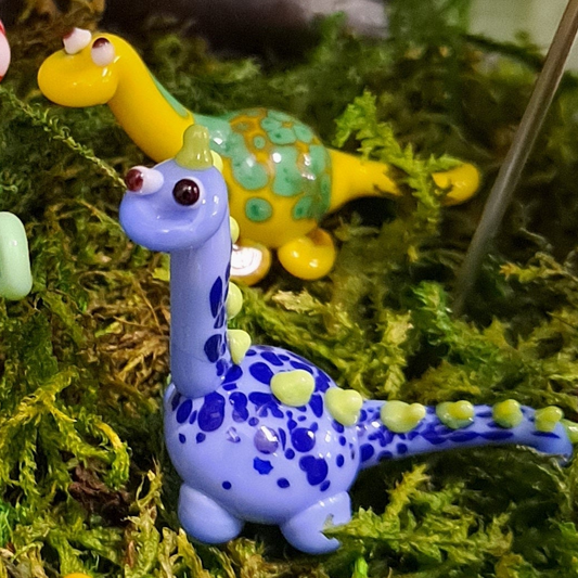 Glass Dinosaur Plant Pals, House plant and Fairy Garden Decor