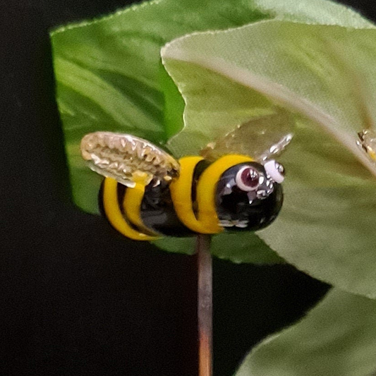 Glass Bee  Plant Pals, House plant and Fairy Garden Decor