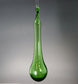 Hand Blown Glass Green Ornament Collection