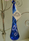 Hand Blown Glass Cobalt Blue Ornament Collection