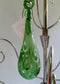 Hand Blown Glass Green Ornament Collection