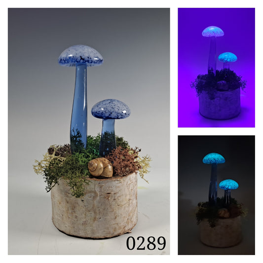 Mushroom Sculptures, Glow in the Dark Mushrooms