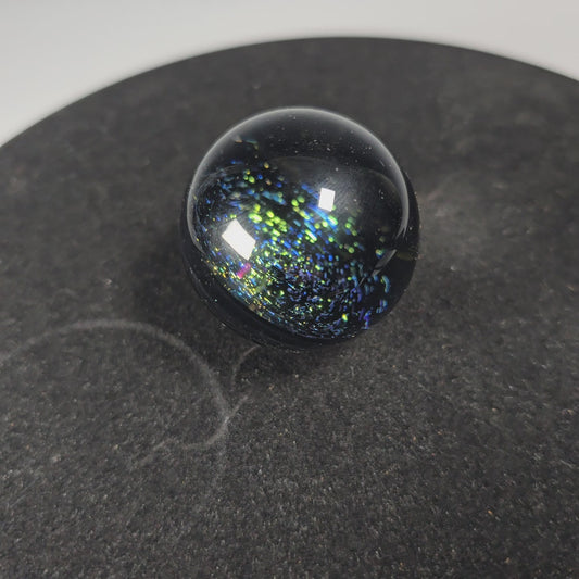 Blue & Gold Galaxy Marble 1.5" Diameter