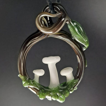 Glowing Mushroom Fairy Ring Pendant Collection, Ready to Ship