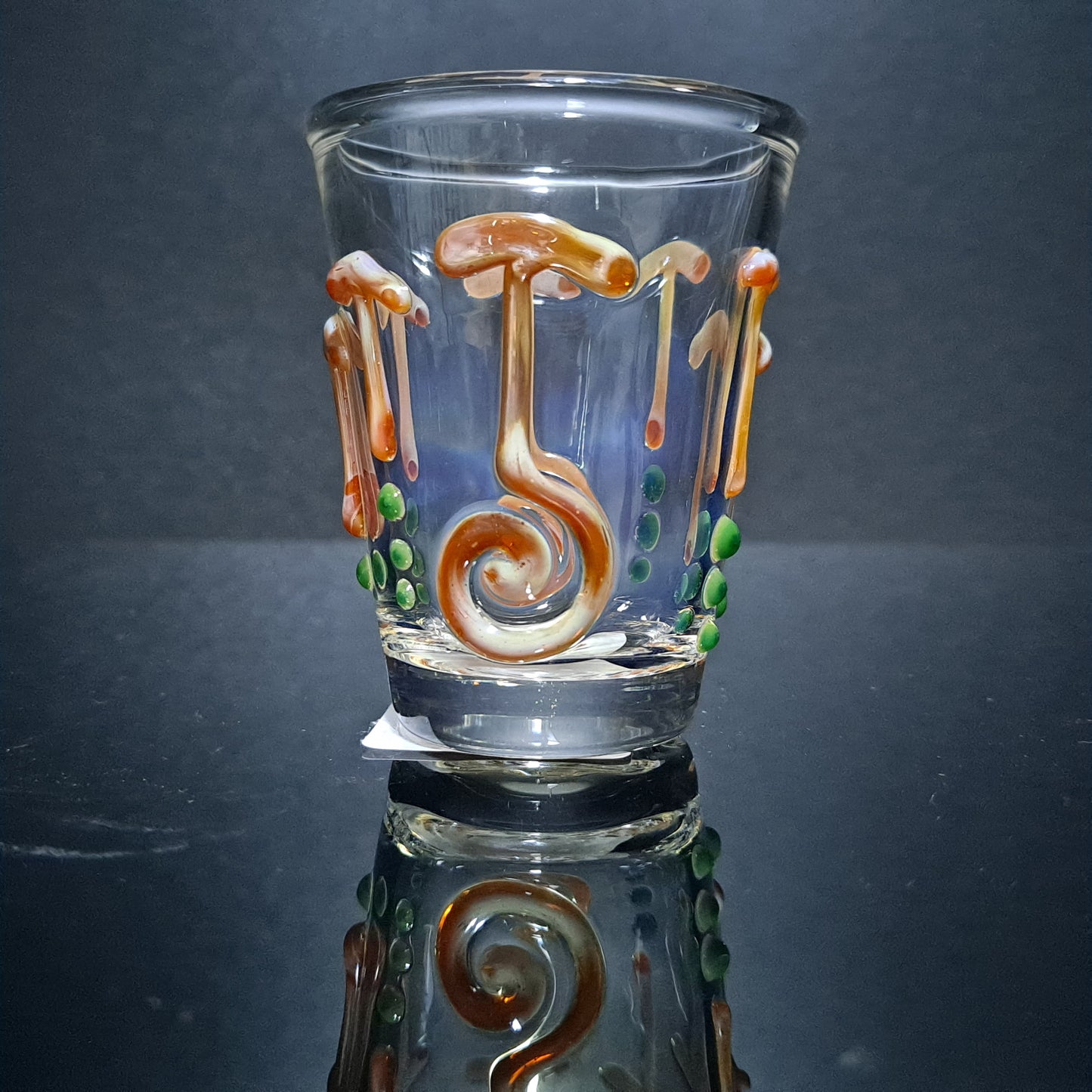 Hand Blown Mushroom Shot Glass Collection
