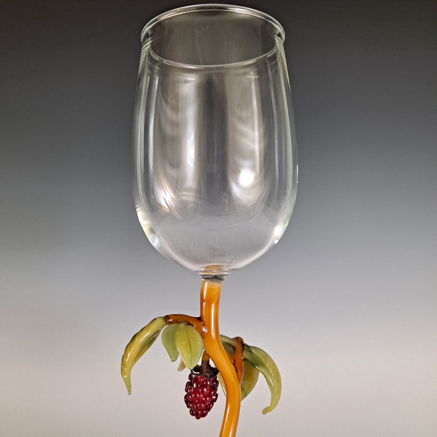 Wine Glasses, October Raspberry, Ars Poetica 2023, Handblown wine glasses, Ready to Ship