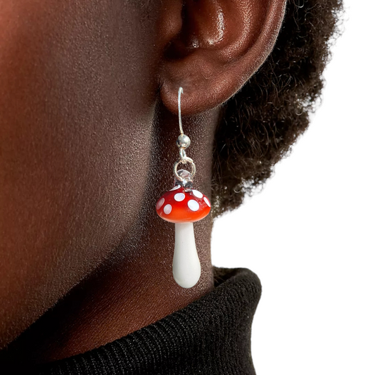 Amanita Mushroom Earring Collection