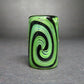 Leafy Green Glass Dread Bead, CUSTOM Style and sizes Options