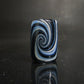 Blackberry Glass Dread Bead / CUSTOM Style and sizes Options / 4-16mm Bead Holes / Spiral - Wig wag - Twist / Made To Order