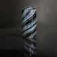 Blackberry Glass Dread Bead / CUSTOM Style and sizes Options / 4-16mm Bead Holes / Spiral - Wig wag - Twist / Made To Order