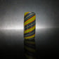 Bananarama Glass Dread Bead / CUSTOM Style and sizes Options / 4-16mm Bead Holes / Spiral - Wig wag - Twist / Made To Order