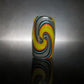 Bananarama Glass Dread Bead / CUSTOM Style and sizes Options / 4-16mm Bead Holes / Spiral - Wig wag - Twist / Made To Order