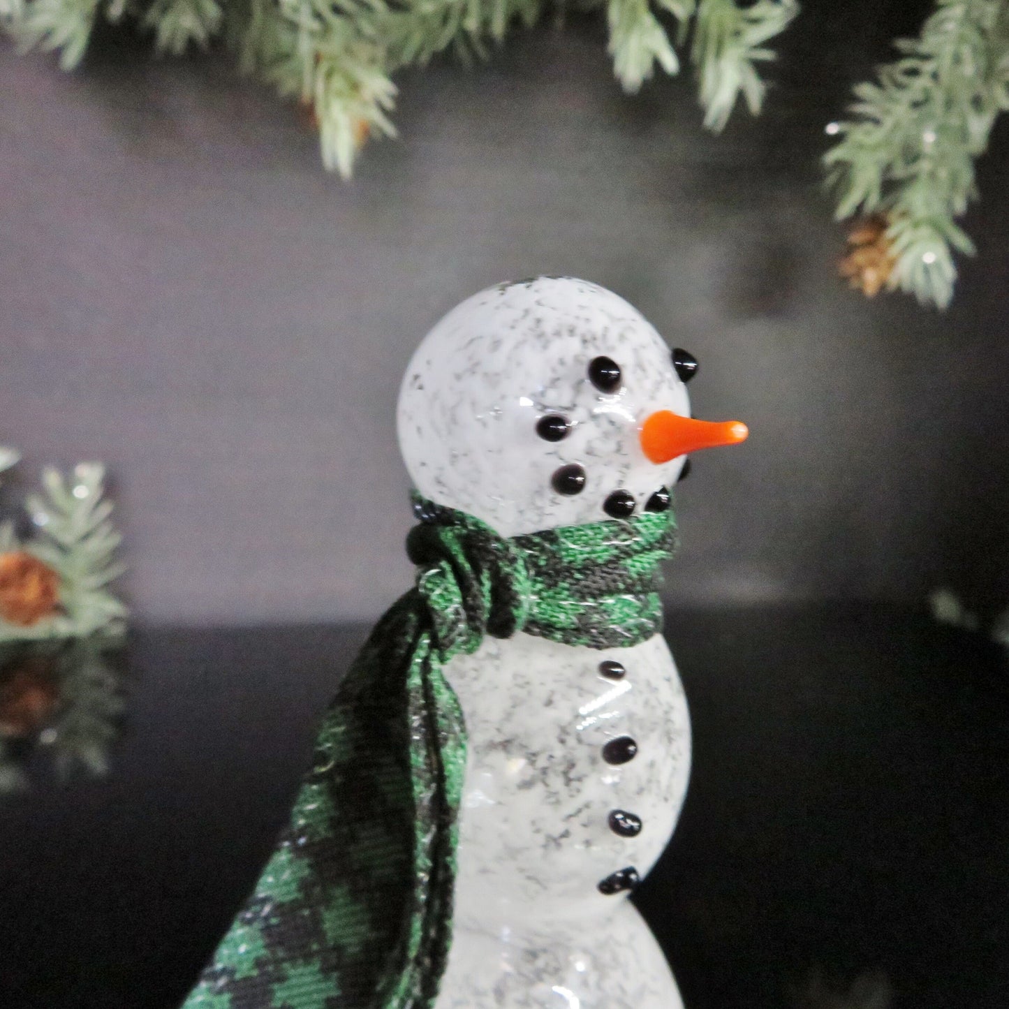 Handblown Glass Snowman Ornament & Figurine Collection